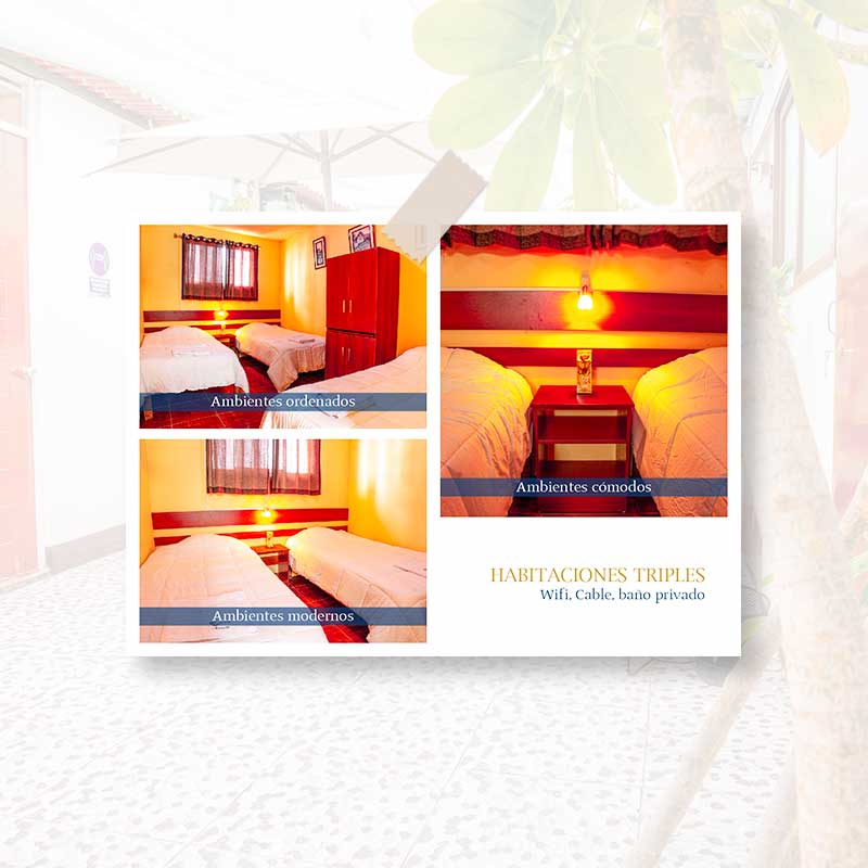 fotografia-habitacion-triple-hospedaje-alexito fotografia habitacion triple hospedaje